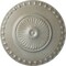 Ekena Millwork Lyon Ceiling Medallion (Fits Canopies up to 3 5/8"), Hand-Painted Flash Gold, 23 1/2"OD x 3 1/4"P CM23LYFLS - alternate 1